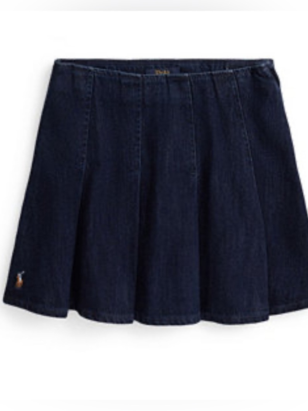 Polo by Ralph Lauren Navy Denim Circle Skirt